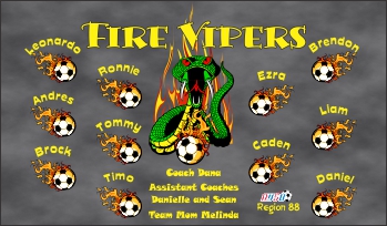 Vipers Soccer Banner - Custom VipersSoccer Banner