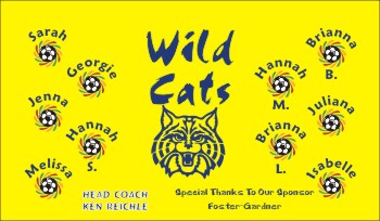 Wildcats Soccer Banner - Custom WildcatsSoccer Banner