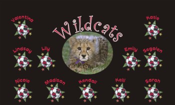 Wildcats Soccer Banner - Custom Wildcats Soccer Banner