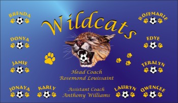 Wildcats Soccer Banner - Custom Wildcats Soccer Banner