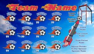 Rockets Rapid Soccer Banner 01 - Rockets Soccer Banner