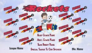 Rockets Rapid Soccer Banner 02 - Rockets Soccer Banner