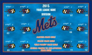 TeamsBanner Rapid Mets Baseball Team Banner Example