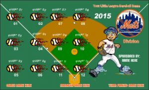 TeamsBanner Rapid Mets Baseball Team Banner Example