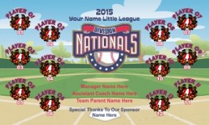 TeamsBanner Rapid Nationals Baseball Team Banner Example