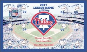 TeamsBanner Rapid Phillies Baseball Team Banner Example