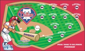 TeamsBanner Rapid Phillies Baseball Team Banner Example