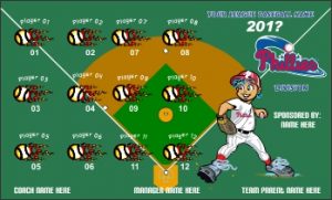 TeamsBanner Rapid Phillies Baseball Team Banner Example