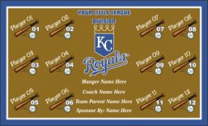 TeamsBanner Rapid Royals Baseball Team Banner Example