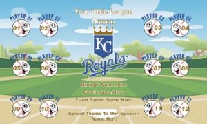 TeamsBanner Rapid Royals Baseball Team Banner Example