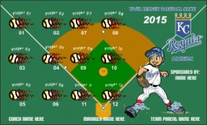 TeamsBanner Rapid Royals Baseball Team Banner Example