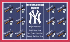 TeamsBanner Rapid Yankees Baseball Team Banner Example