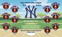 TeamsBanner Rapid Yankees Baseball Team Banner Example