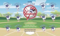 TeamsBanner Rapid Yankees Baseball Team Banner Example