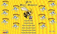 Bees Hornets Soccer Team Banner Design Your Own