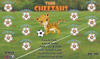 Cheetahs Soccer Team Banner Design Your Own