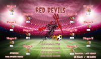Devils Soccer Team Banner EASY Design Your Own 03