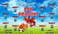 Dragons Soccer Team Banner Easy Design Your Own 01