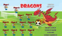 Dragons Soccer Team Banner Easy Design Your Own 02