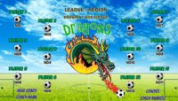 Dragons Soccer Team Banner Design Your Own 03