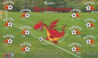 Dragons Soccer Team Banner Design Your Own