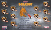 Dragons Soccer Team Banner Design Your Own