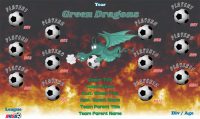 Dragons Soccer Team Banner Design Your Own