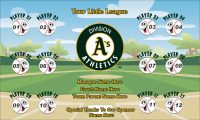 Athletics Rapid Team Baseball Banner Oakland Athletics baseball banner