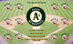 Athletics Rapid Team Baseball Banner Oakland Athletics baseball banner
