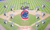Cubs Rapid Team Baseball Banner , Chicago Cubs Banne