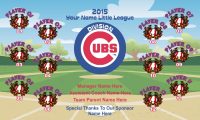 Cubs Rapid Team Baseball Banner , Chicago Cubs Banne