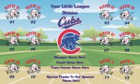 Cubs Rapid Team Baseball Banner , Chicago Cubs Banne