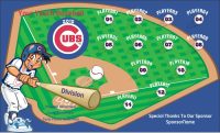 Cubs Rapid Team Baseball Banner , Chicago Cubs Banne