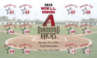 Diamondbacks Rapid Team Baseball Banner , Arizona Diamondbacks Banner