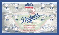 Dodgers Rapid Team Baseball Banner , Los Angeles Dodgers Banners