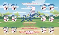 Dodgers Rapid Team Baseball Banner , Los Angeles Dodgers Banners