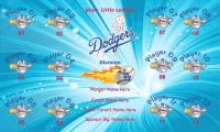 Dodgers Rapid Team Baseball Banner , Los Angeles Dodgers Banners