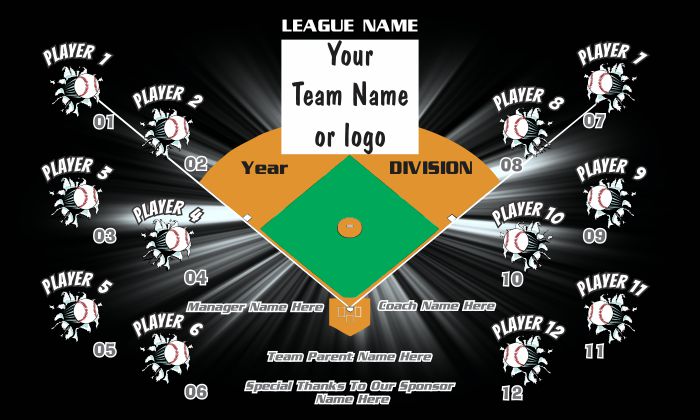 TeamsBanner Rapid Any Team Baseball Team Banner Example
