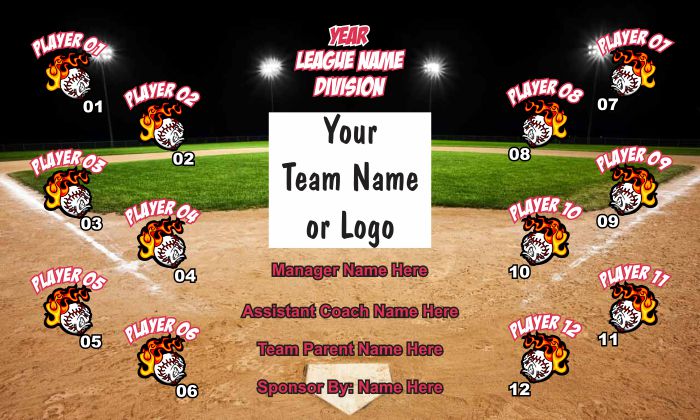 TeamsBanner Rapid Any Team Baseball Team Banner Example