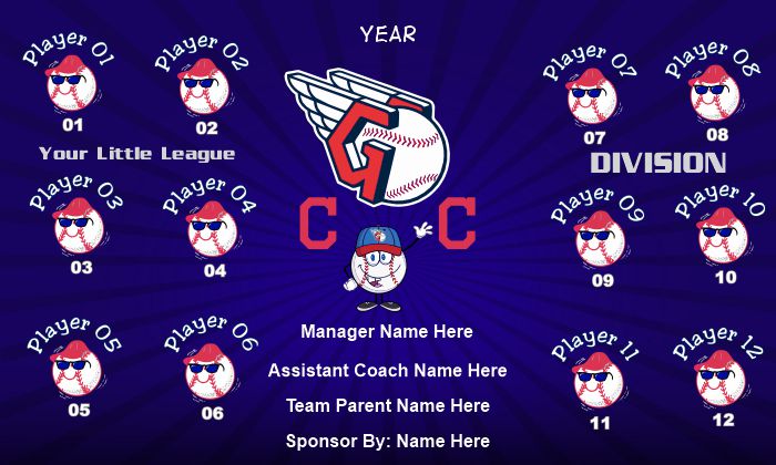 TeamsBanner Rapid Guardians Baseball Team Banner Example