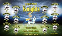 Knights Soccer banner, Knights Rapid Soccer Banner, Custom Soccer Banner, TeamsBanner