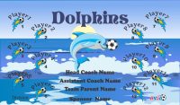 Dolphins SOCCER TEAM BANNER Rapid Dolphins Banner Design