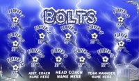 Lightning SOCCER TEAM BANNER Rapid Lightning Banner Design