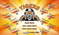 Tigers SOCCER TEAM BANNER Rapid Tigers Banner Design