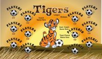Tigers SOCCER TEAM BANNER Rapid Tigers Banner Design