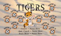 Tigers SOCCER TEAM BANNER Rapid Tigers Banner Design
