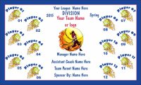 Softball Any TEAM Name BANNER Rapid Softball Banner Design