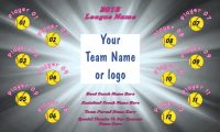 Any Team Name Rapid Softball Banner 06 - Miscellaneous Softball Team Banner