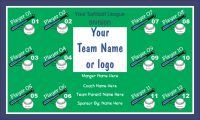 Softball Any TEAM Name BANNER Rapid Softball Banner Design