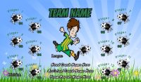 Soccer Any TEAM Name BANNER Rapid Soccer Banner Design